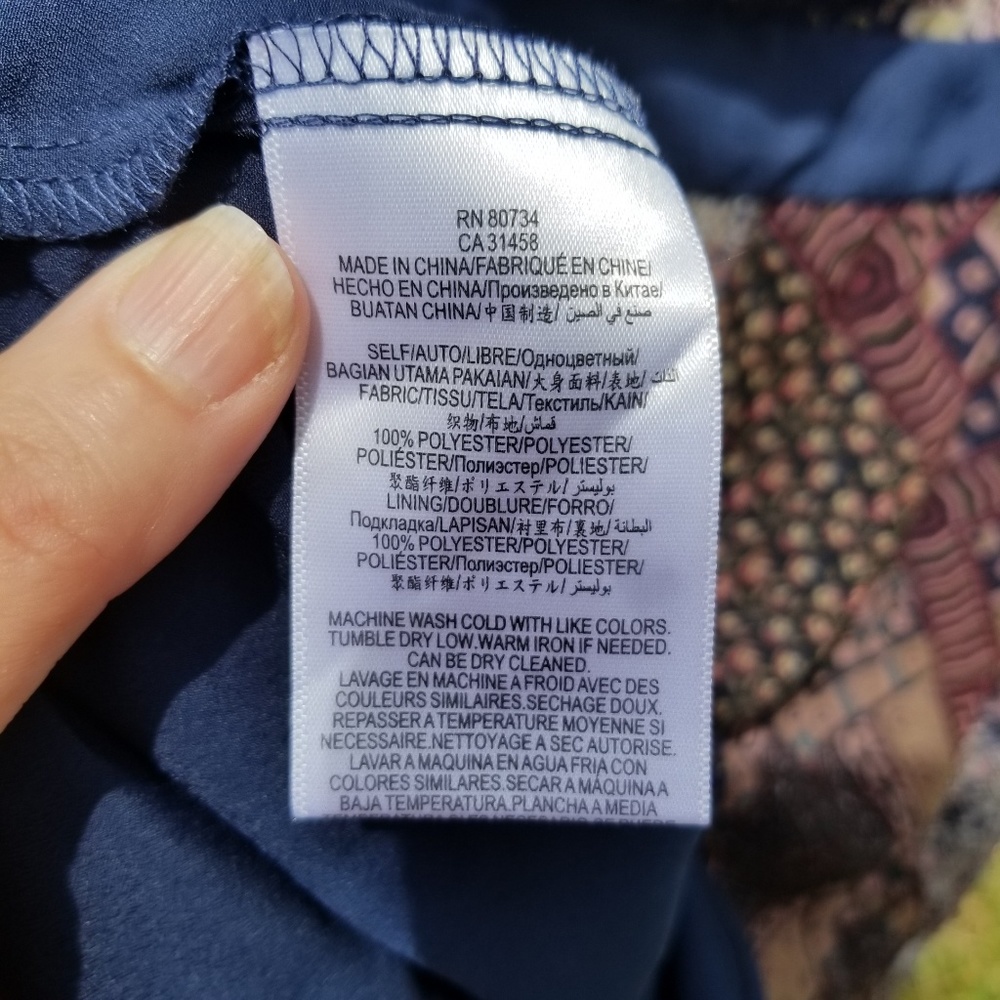 Bcbgeneration Patchwork Dress Size 4 - image 3